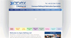 Desktop Screenshot of apexbelting.co.uk